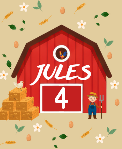 Crayons de couleurs personnalisés - Ferme