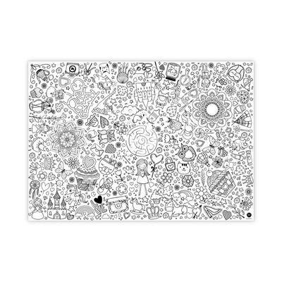 Nappe à colorier - Fantaisie