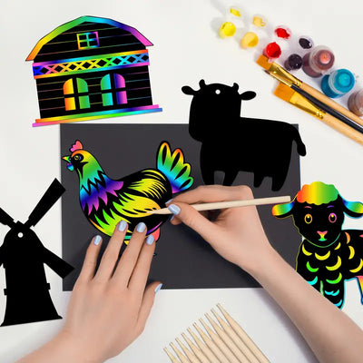 Animal ferme à gratter (à l'unité)