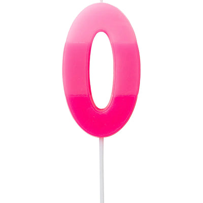 Bougie chiffre - Rose