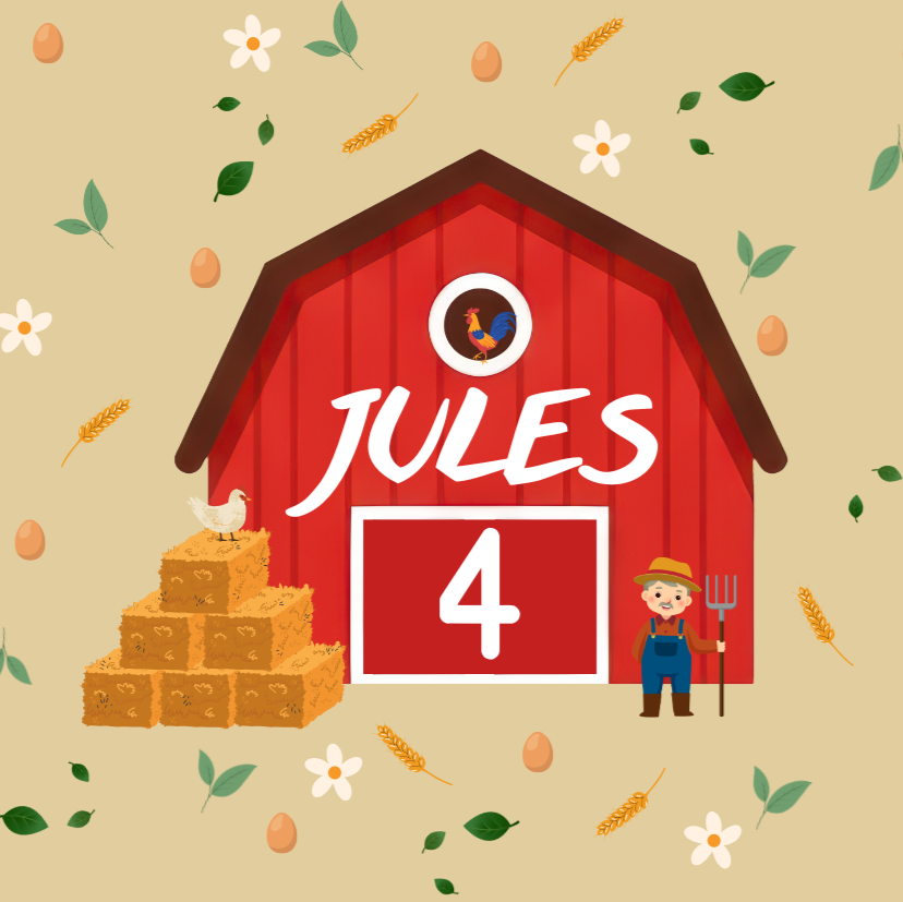 Flacon bulles de savon personnalisé - Ferme