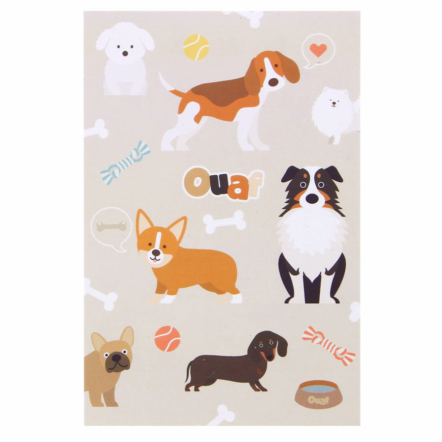 6 Invitations - Chiens