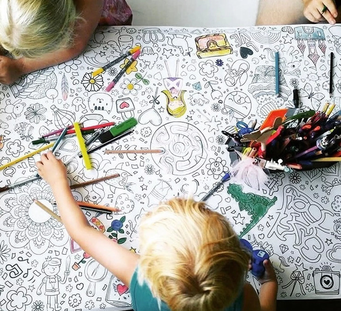 Nappe à colorier - Fantaisie