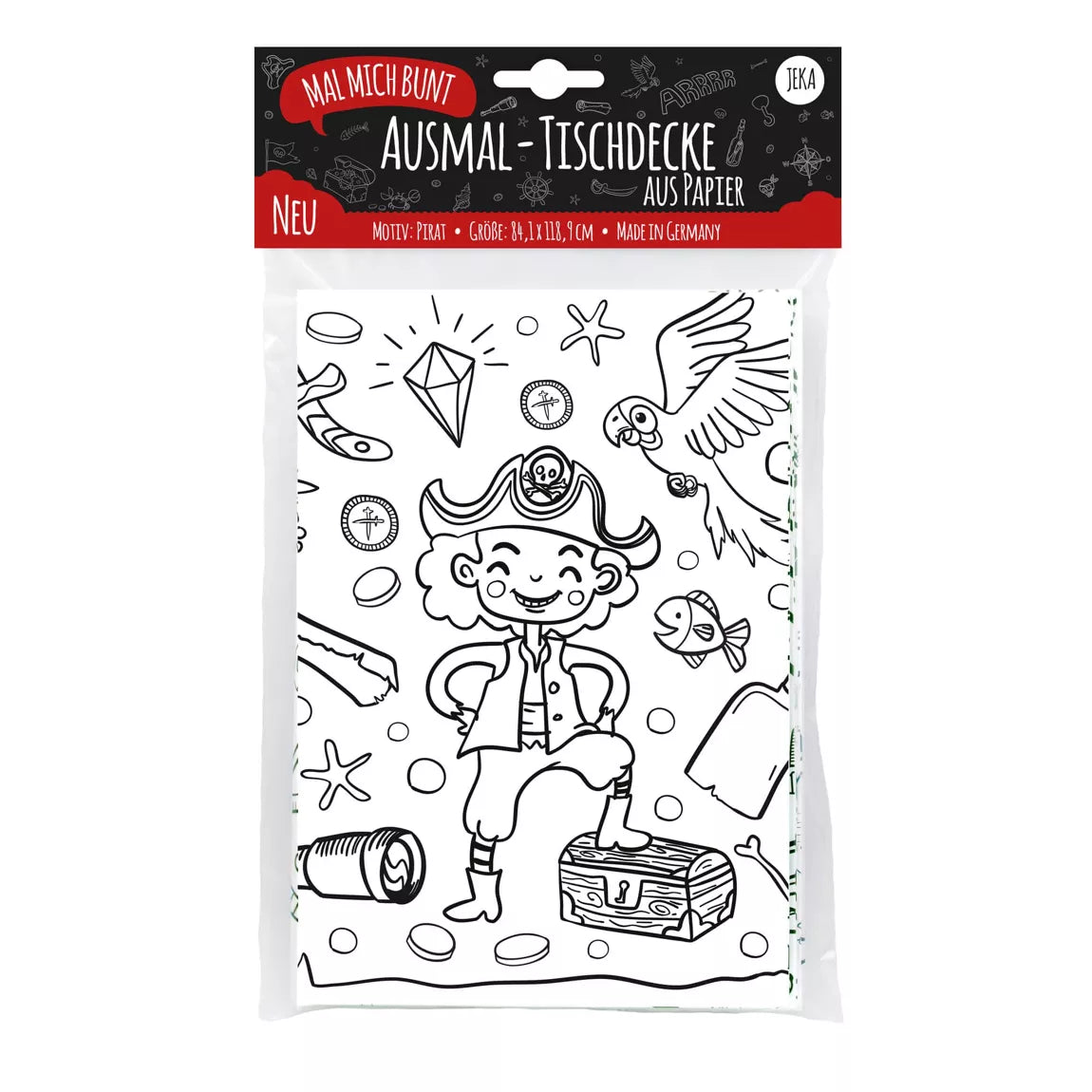 Nappe à colorier - Pirates