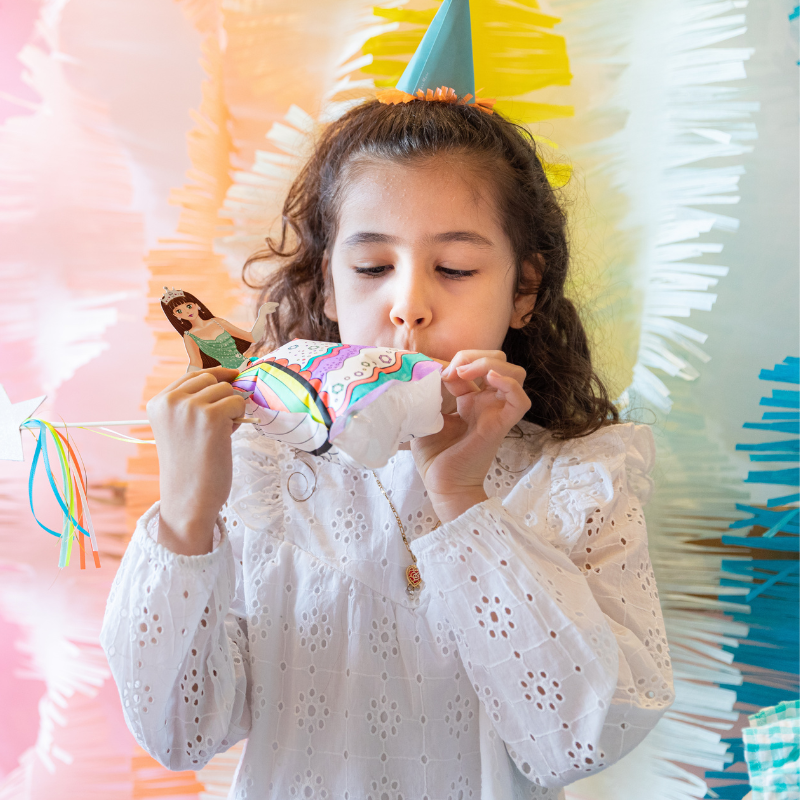 Pack anniversaire coloriages gonflables - x8 Princesses