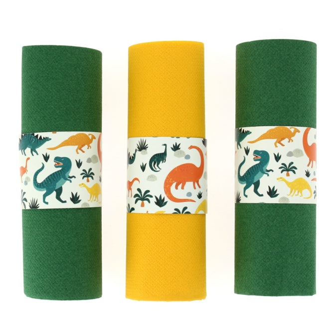 6 Ronds de serviettes - Dinosaures