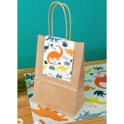 6 Sacs cadeaux - Dinosaures