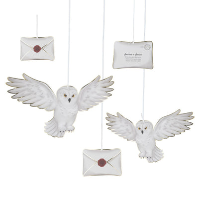 5 Suspensions chouettes et enveloppes - Sorciers