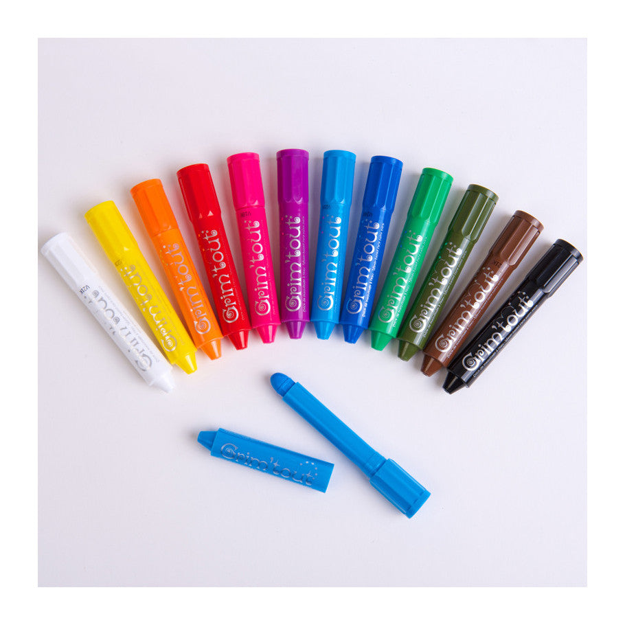 Boîte de 12 sticks de maquillage de fête