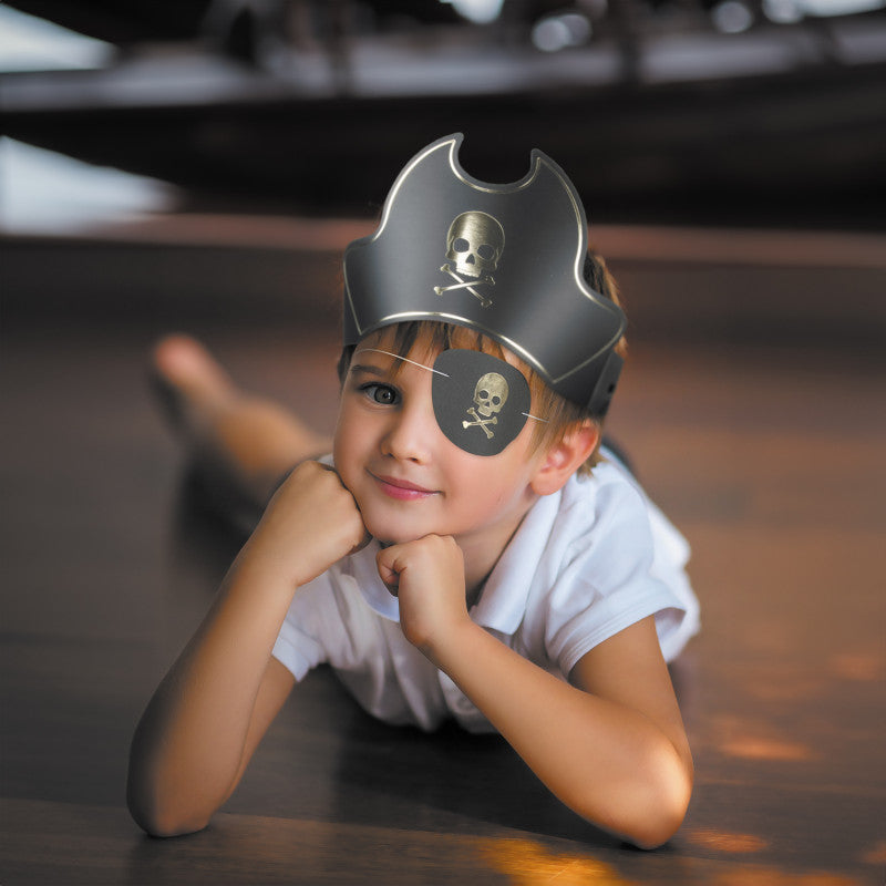 8 Cache-oeil carton- Pirates