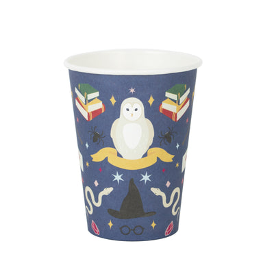 8 Gobelets en carton - Sorciers