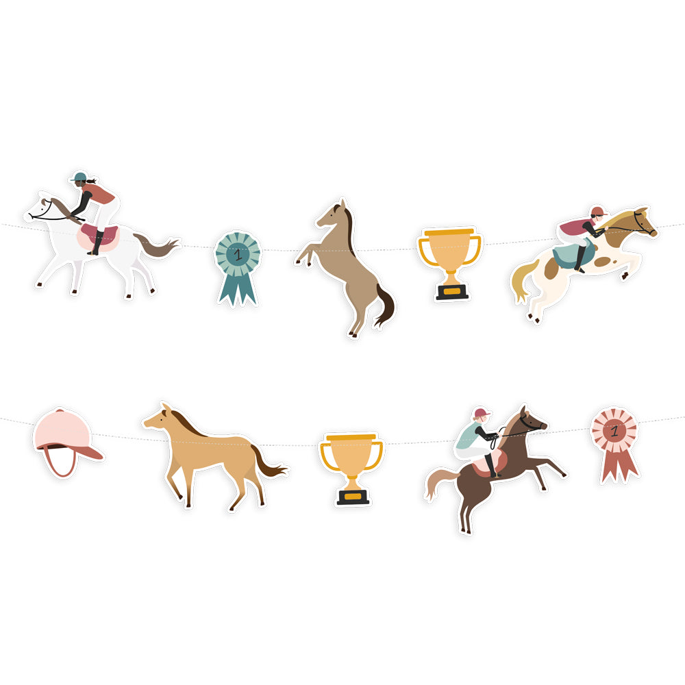 Guirlande d'anniversaire - Chevaux
