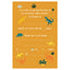 6 Invitations - Dinosaures