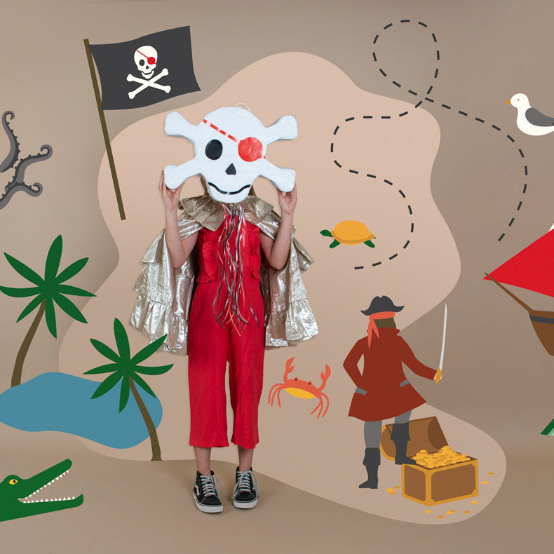 Piñata tête de mort - Pirates