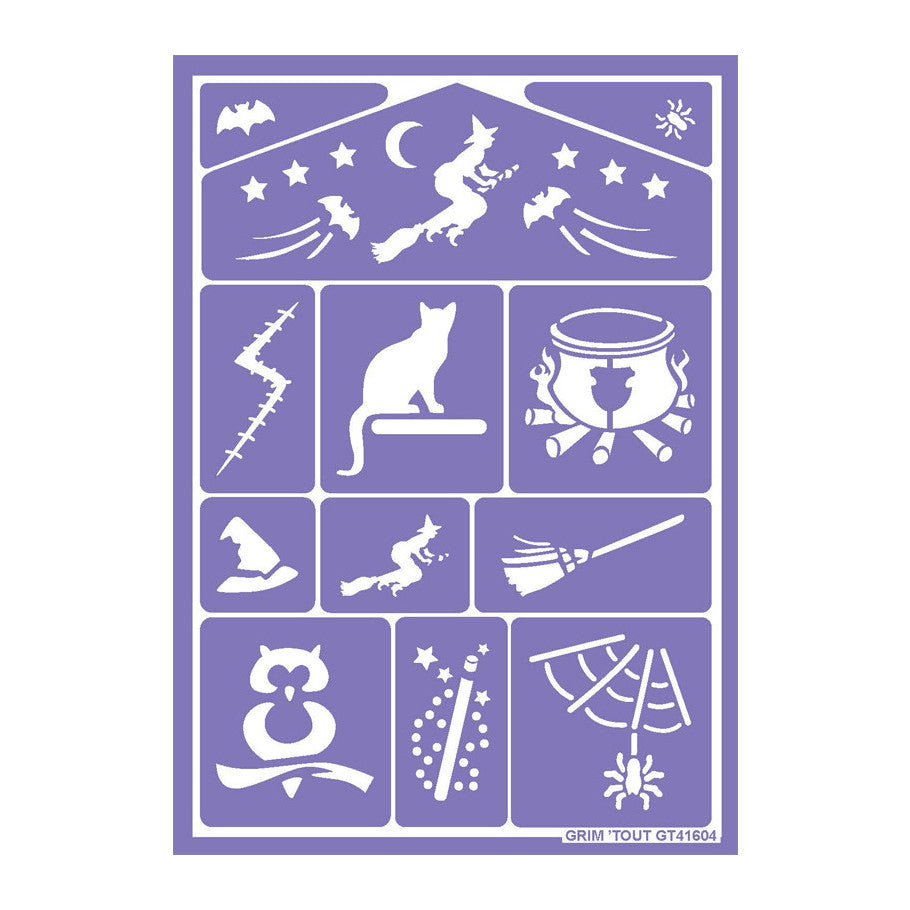 Pochoir de maquillage express - Magie