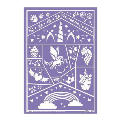 Pochoir de maquillage express - Poney et Licornes