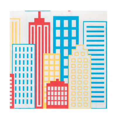 20 Serviettes en papier - Super-héros