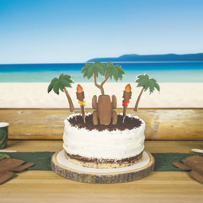 6 Cake toppers - Totem aventurier