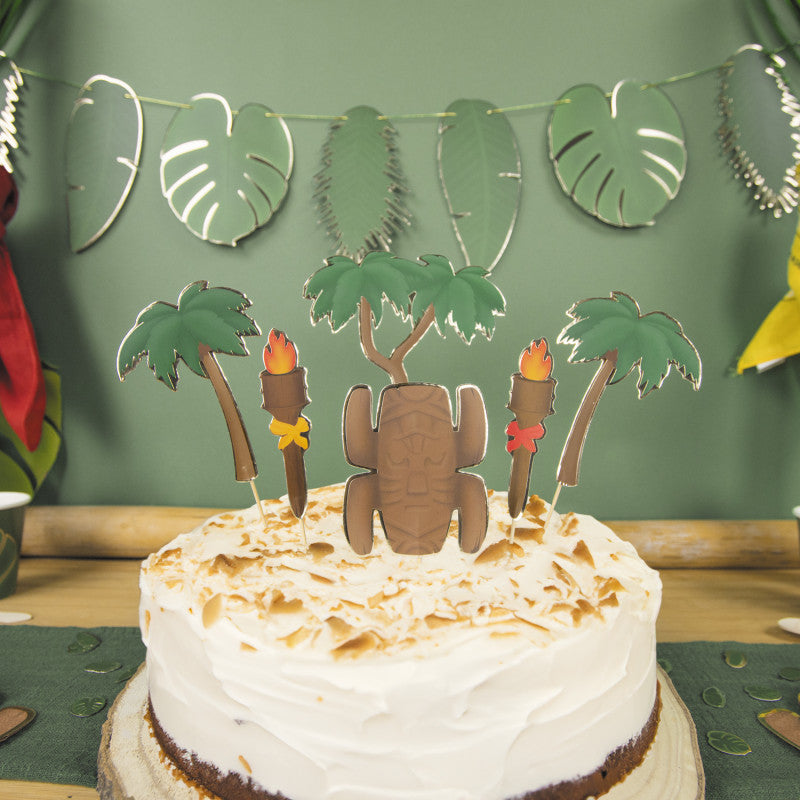 6 Cake toppers - Totem aventurier