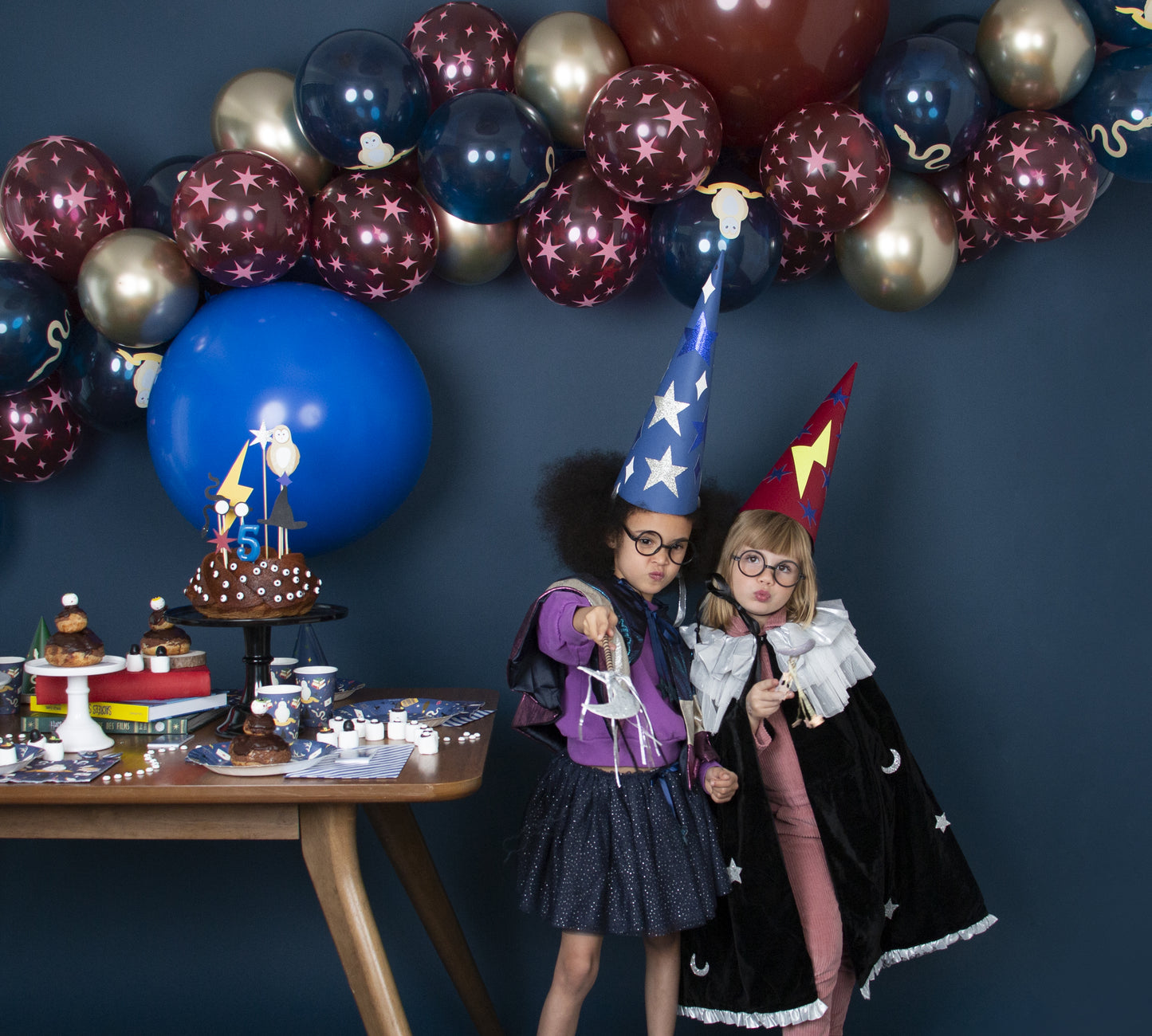 8 Cartons d'invitation - Sorciers