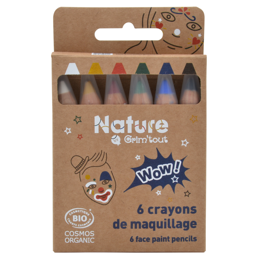 6 crayons de maquillage - WOW! - Cosmos organic