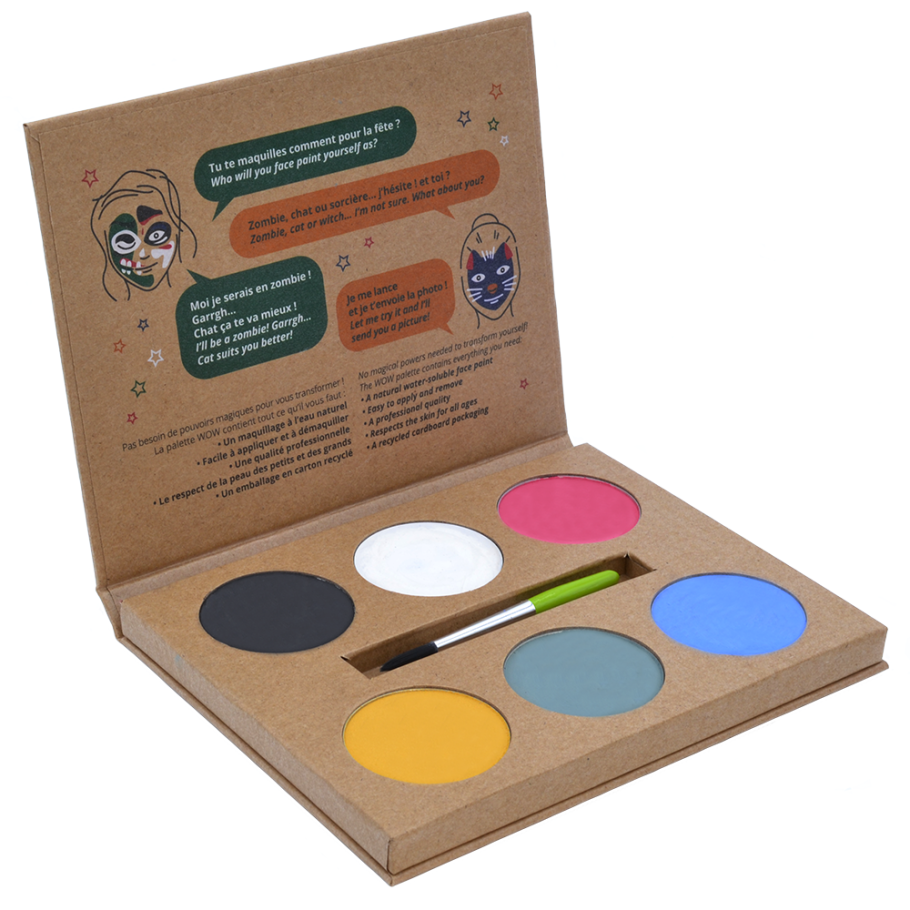 Palette naturelle 6 couleurs - WOW!